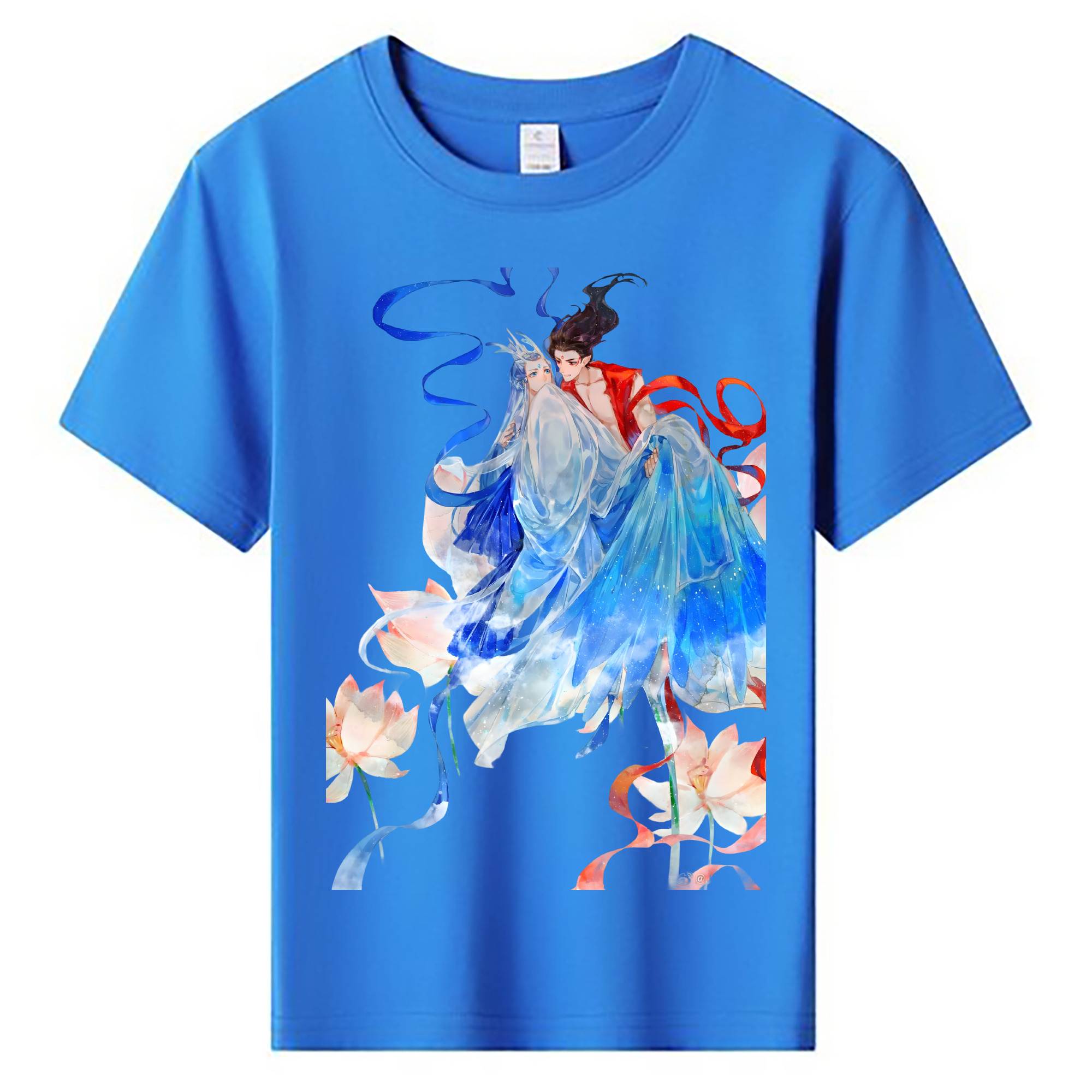 （画像用） Ne Zha 2 ナタ 魔童の大暴れ 綿100％キッズTシャツ（フロントプリント）